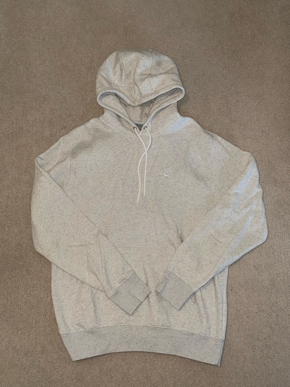 Nike Light Gray Men's Large Hoodie